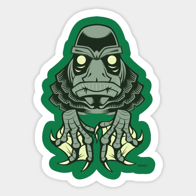 Creature Sticker by nocturnallygeekyme